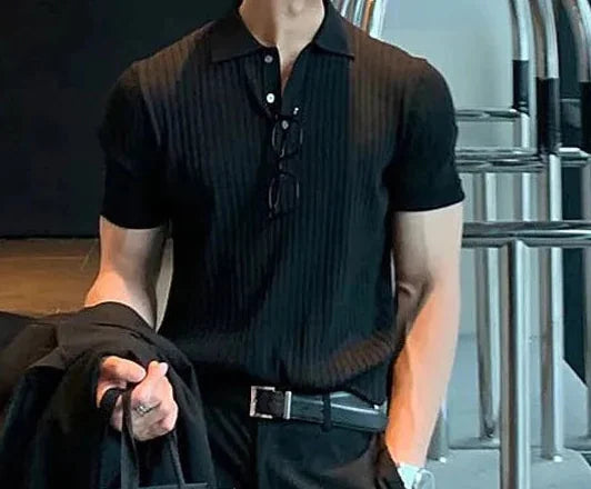Lined Polo T-Shirt