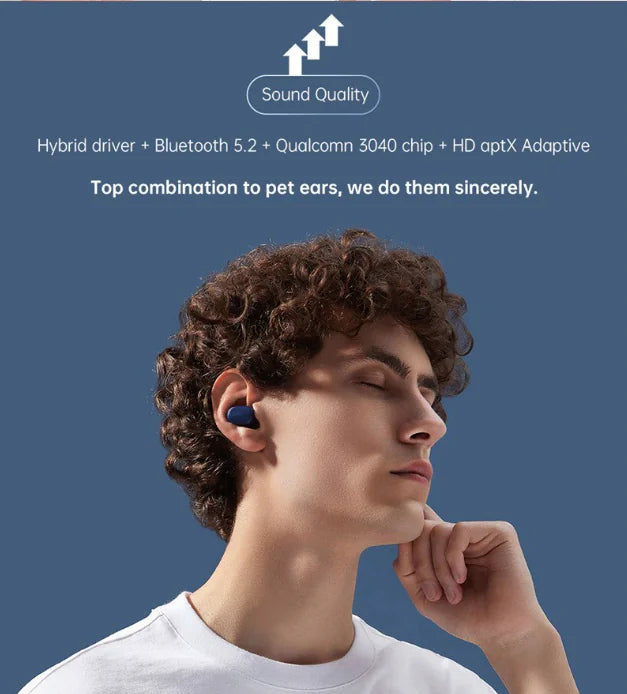 Noise Reducing Touch Control Bluetooth Earbuds