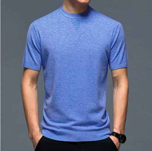 Men's Short Sleeve Knit Shirt