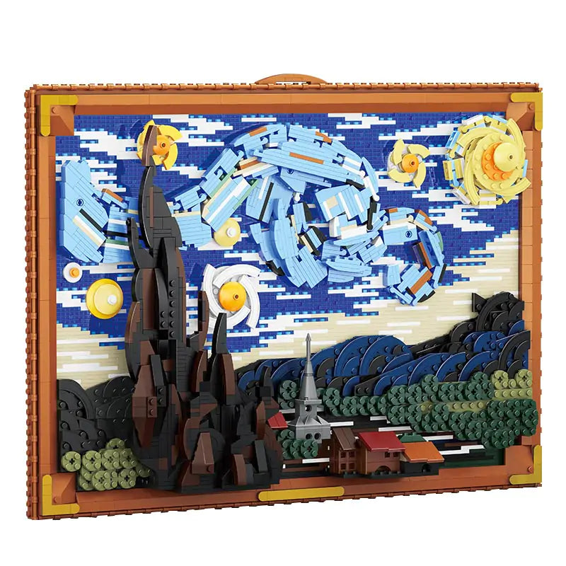 Starry Night Building Blocks Puzzle