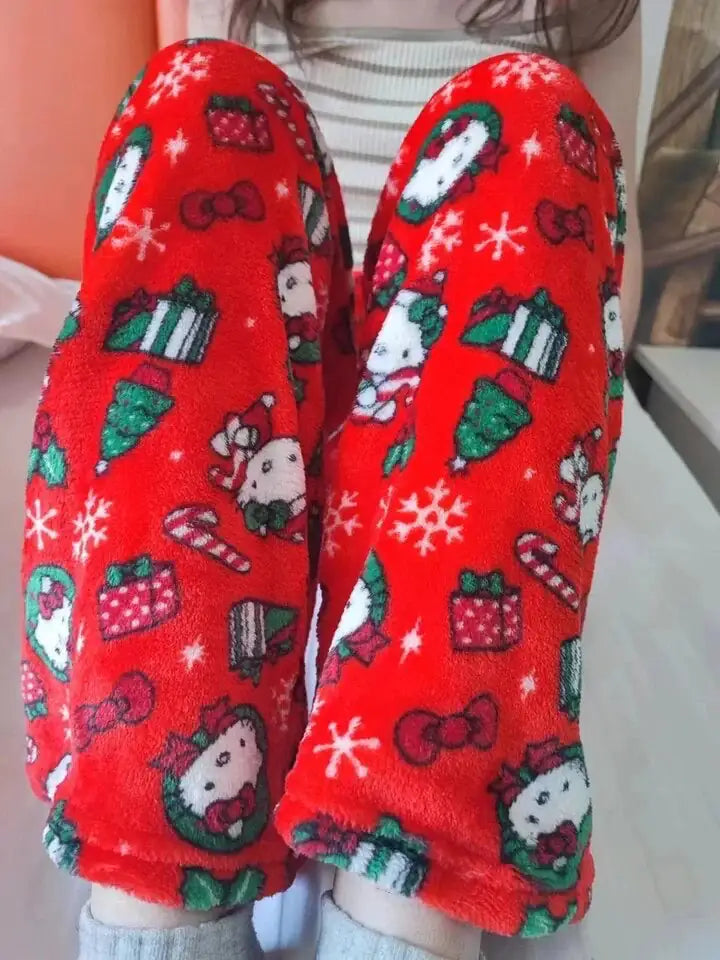 Women's Hello-Kitty Christmas Pajamas