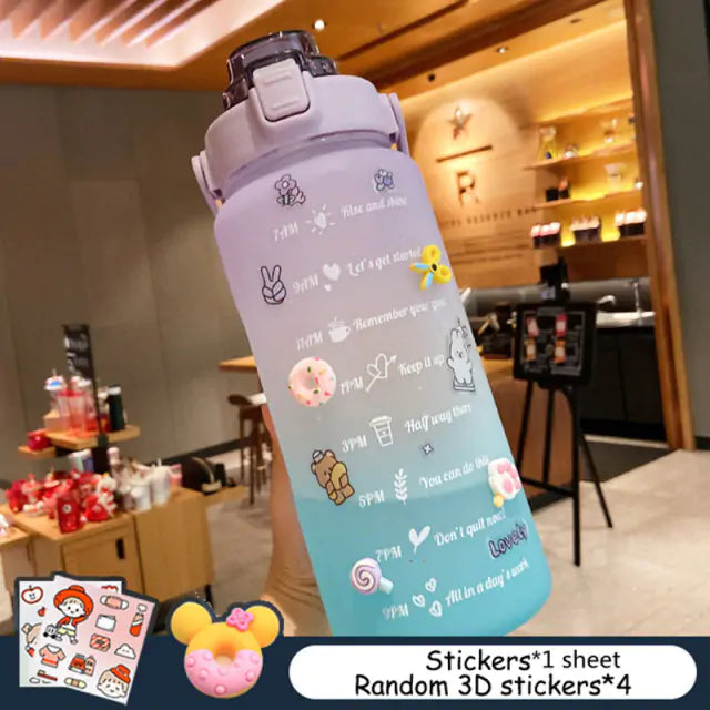 2L Time Scale Reminder Water Bottle