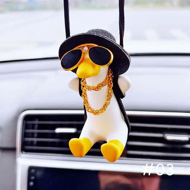 Hanging Duck Car Ornament