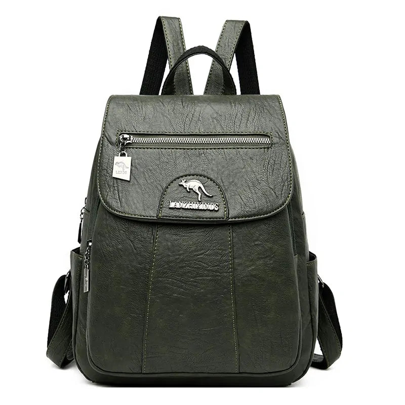 High Quality Leather Backpack