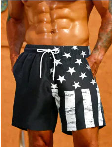 Men's American Flag Swim Trunks