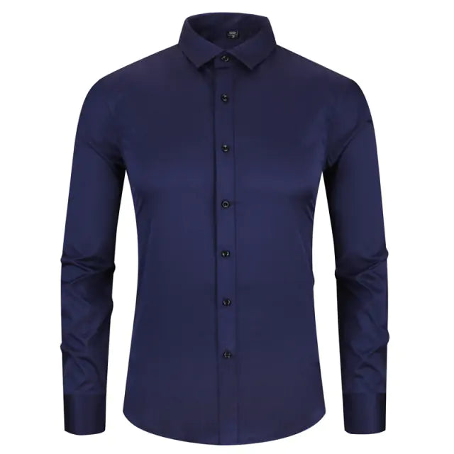 Anti-Wrinkle Men's Button-Up Shirt
