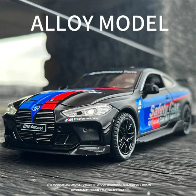 BMW M4 Alloy Model Racecar