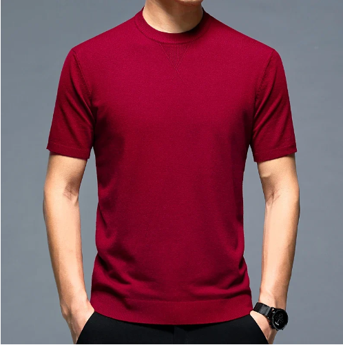 Men's Short Sleeve Knit Shirt
