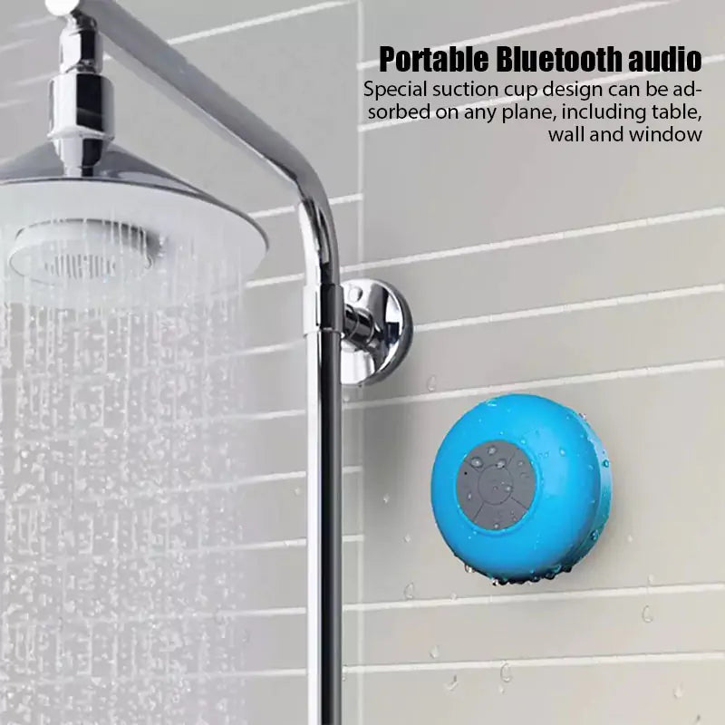 Waterproof Mini Bluetooth Suction Cup Speaker