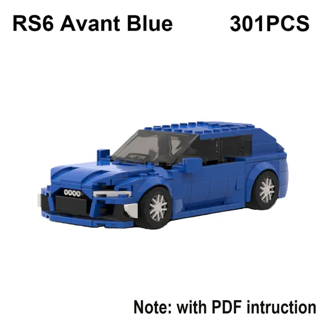 Sports Car Building Blocks Set