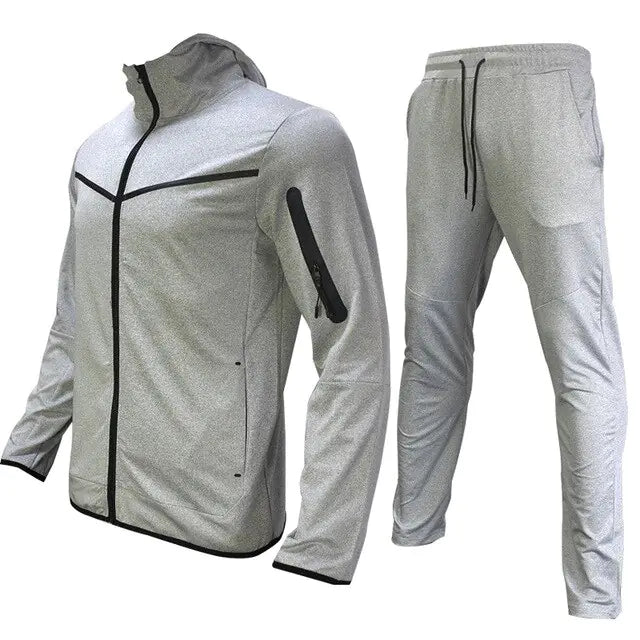 Cotton Tech Hoodie & Sweatpants Set