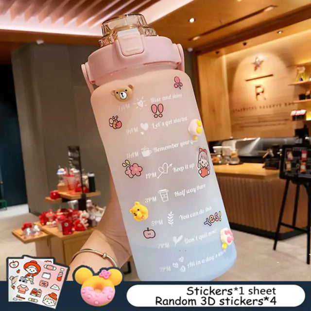 2L Time Scale Reminder Water Bottle