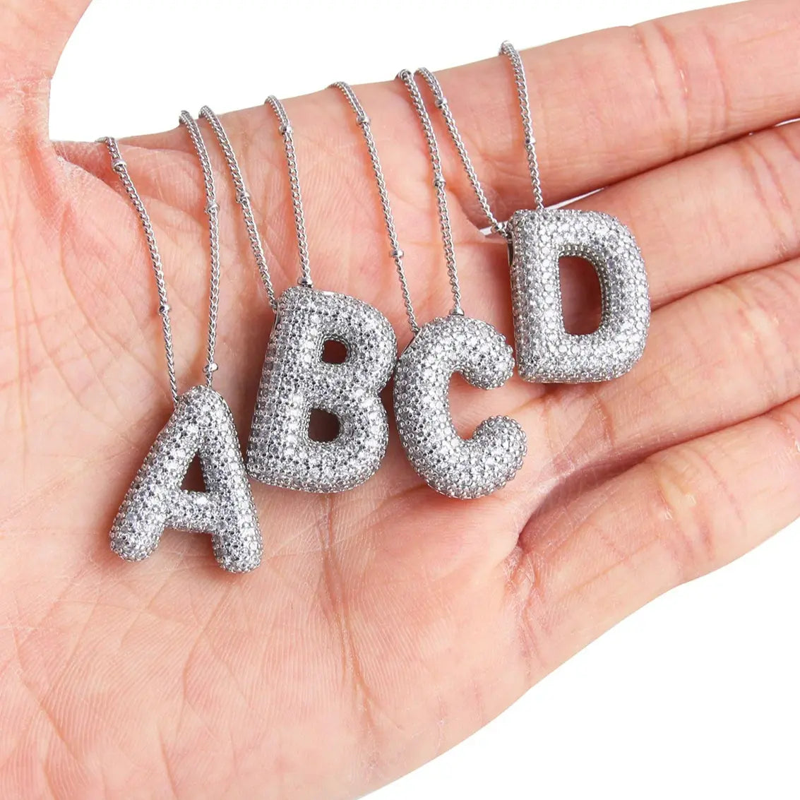 Bubble Letter Necklace