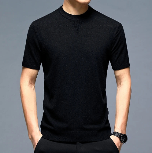 Men's Short Sleeve Knit Shirt