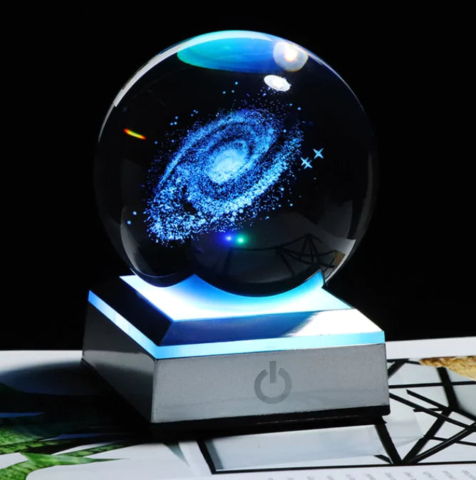 Miniature Galaxy 3D Crystal Ball