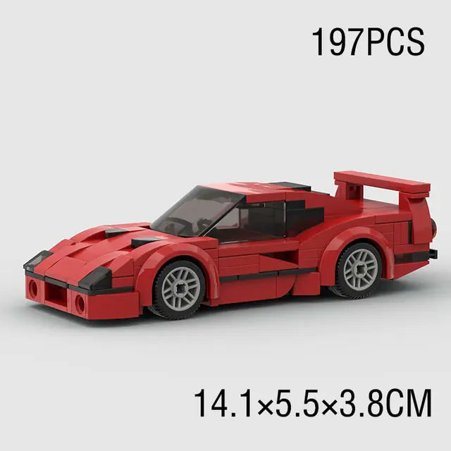 F1 Super Car Building Blocks