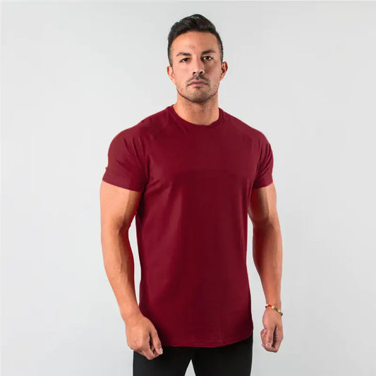 Men's Solid Gym T-Shirt