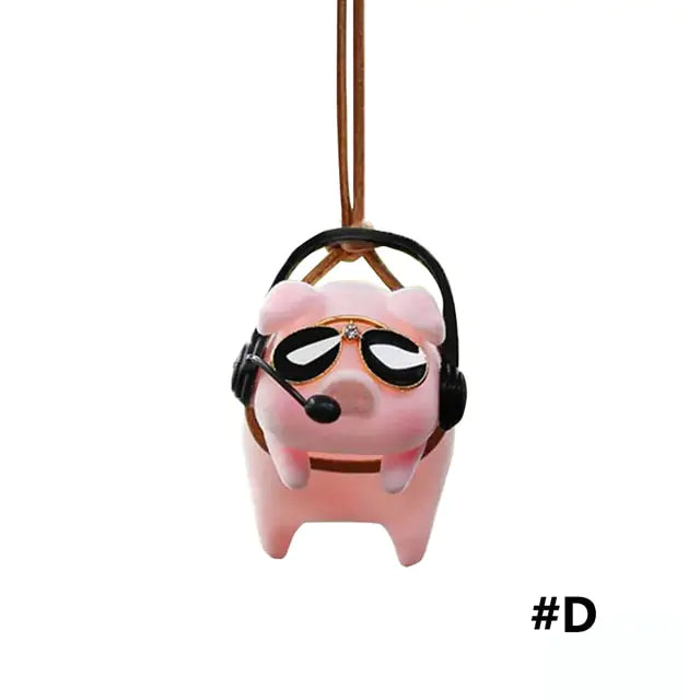 Pig Swing Car Ornament