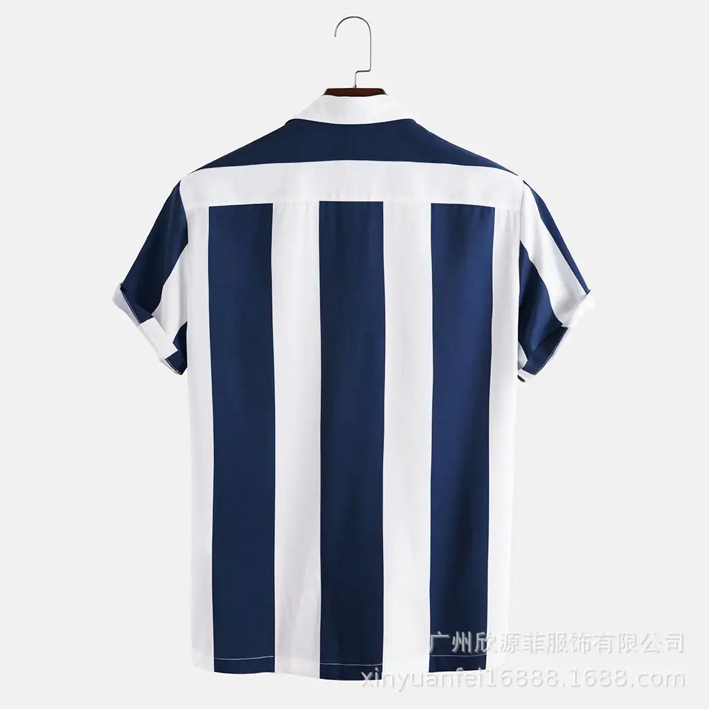 Striped Button-Up Shirts