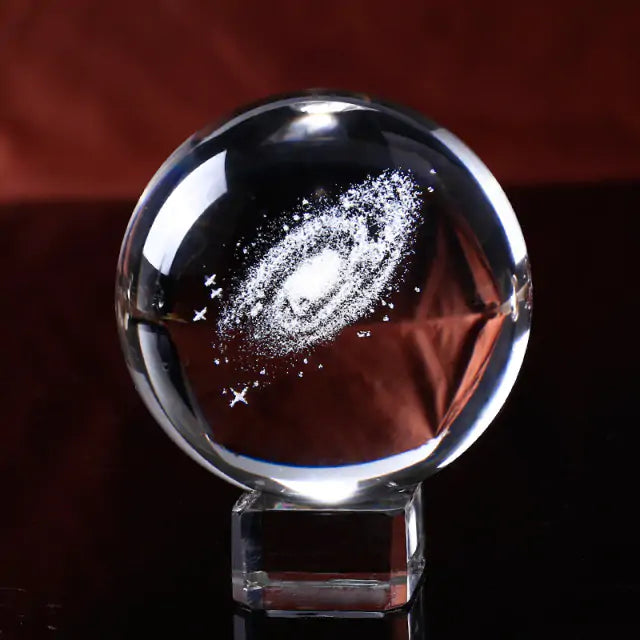 Miniature Galaxy 3D Crystal Ball