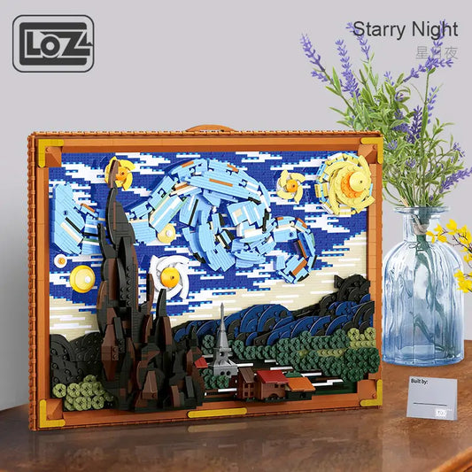 Starry Night Building Blocks Puzzle