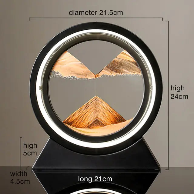 Moving Sand Landscape Table Lamp