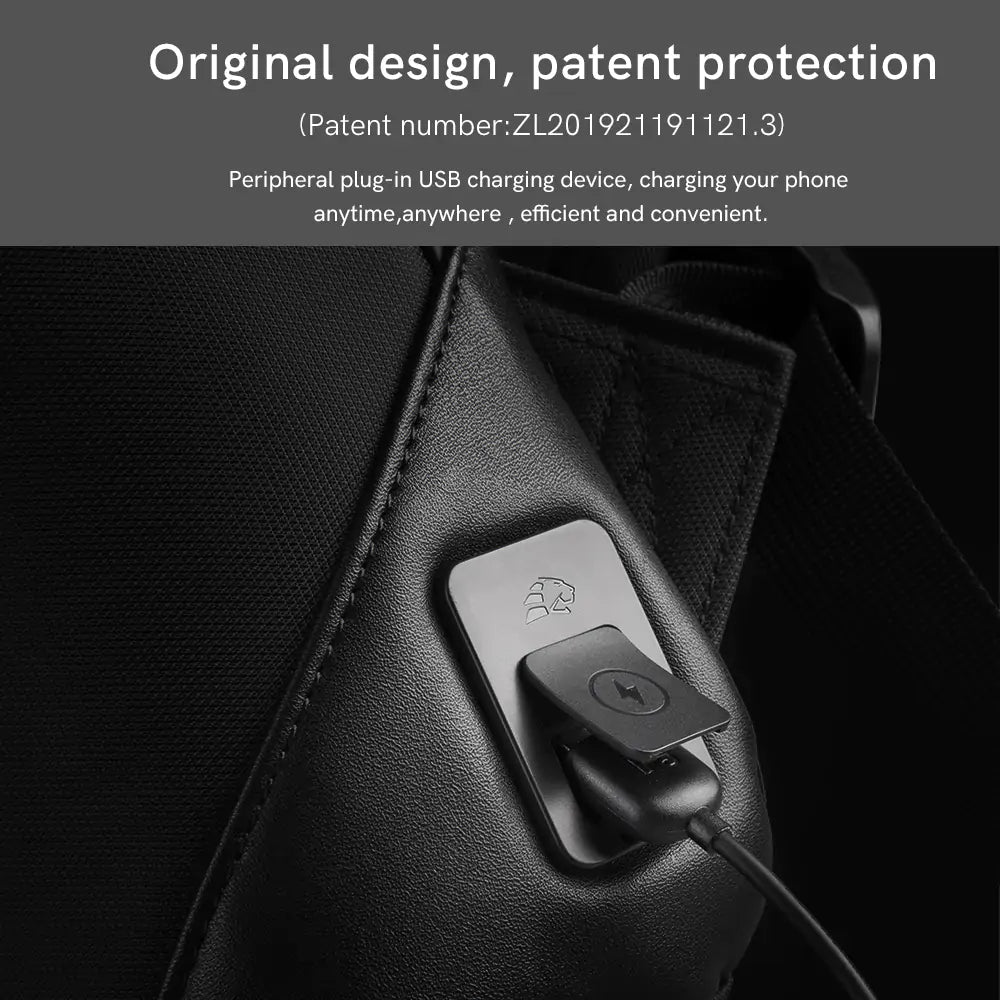 Waterproof Ultralight Backpack with Charging Port