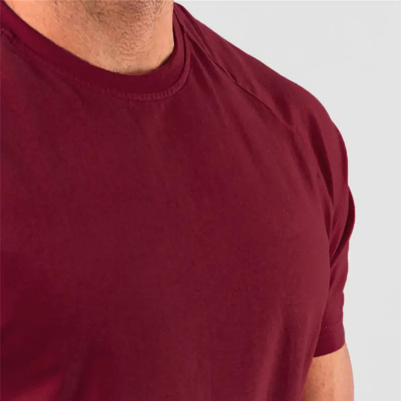 Men's Solid Gym T-Shirt
