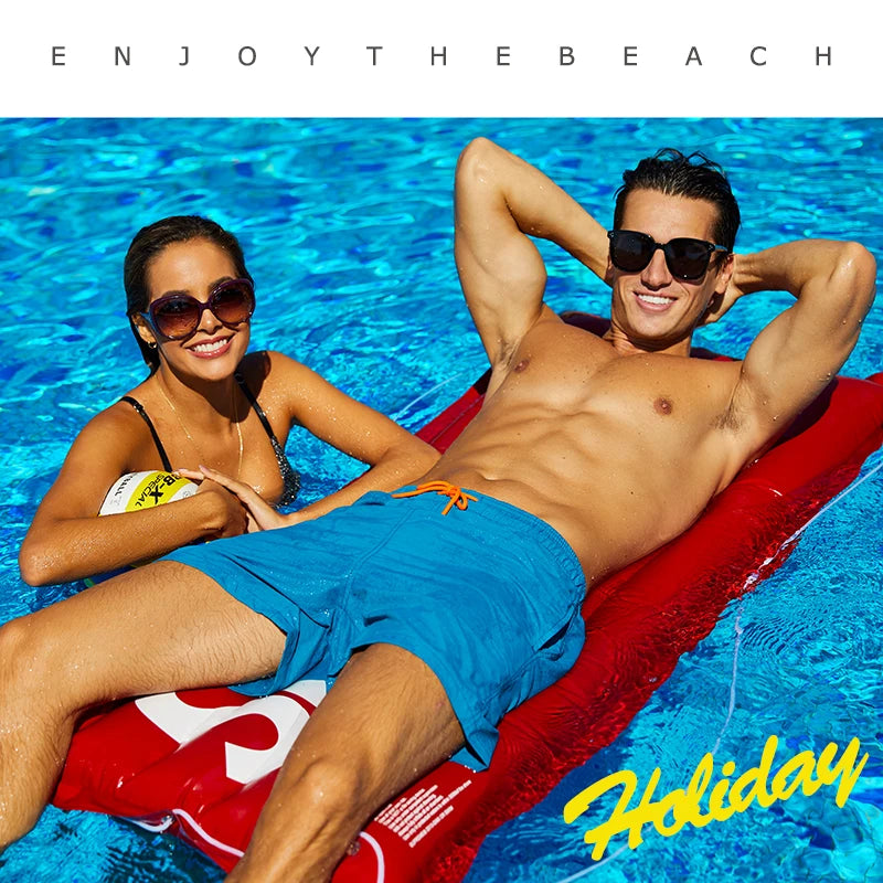 Men's Solid Color Swim Shorts