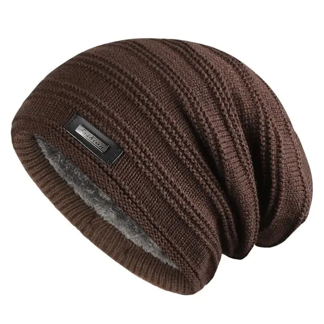 Fleece Lined Knitted Beanie