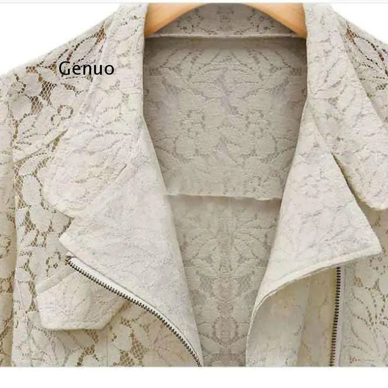 Autumn Lace Biker Jacket