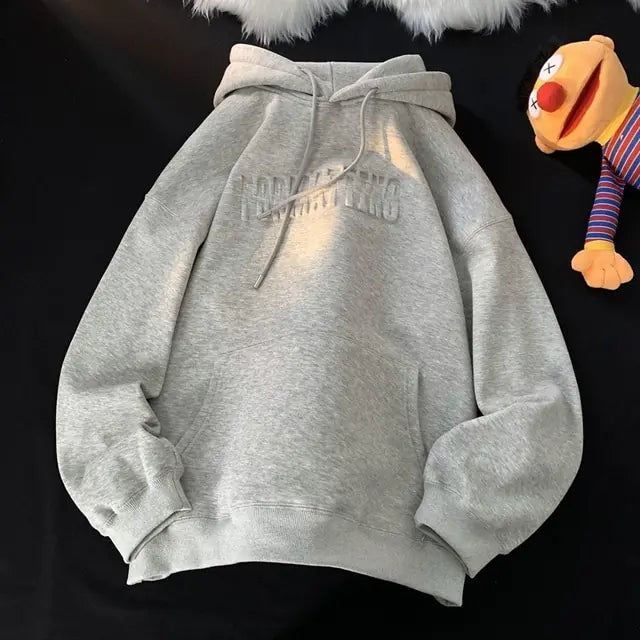 Winter Women Thick Letter Hoodies