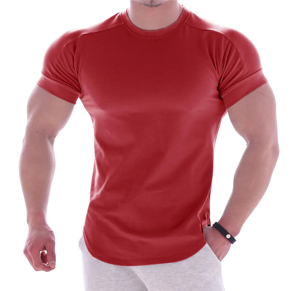 High-Elastic Men's Slim Fit T-Shirt