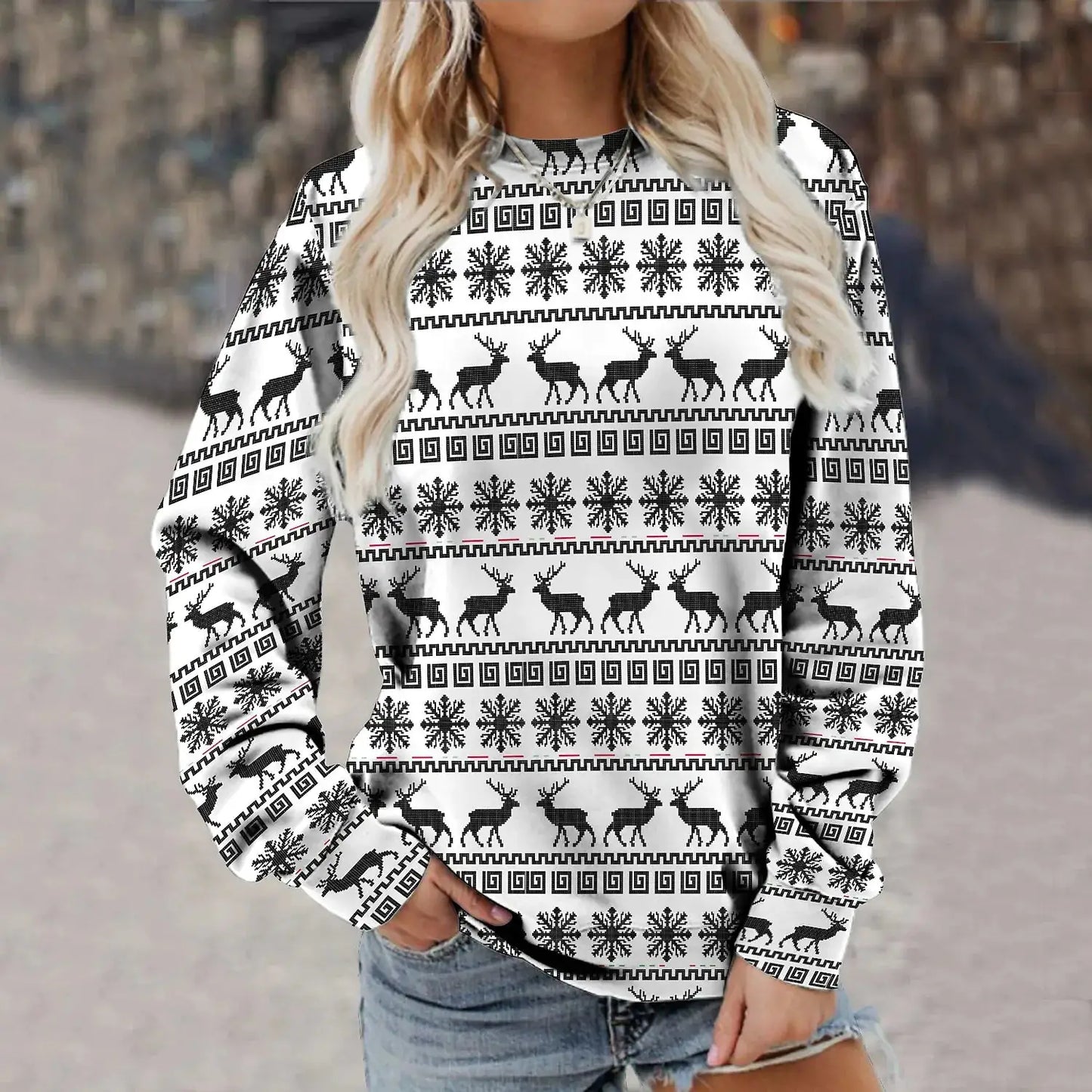 Women's Christmas Pattern Sweater