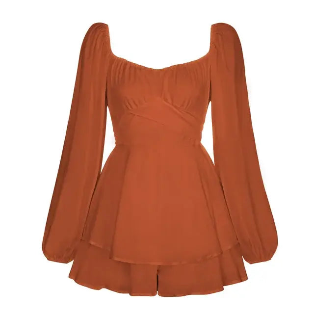 Long Sleeve Bohemian Romper