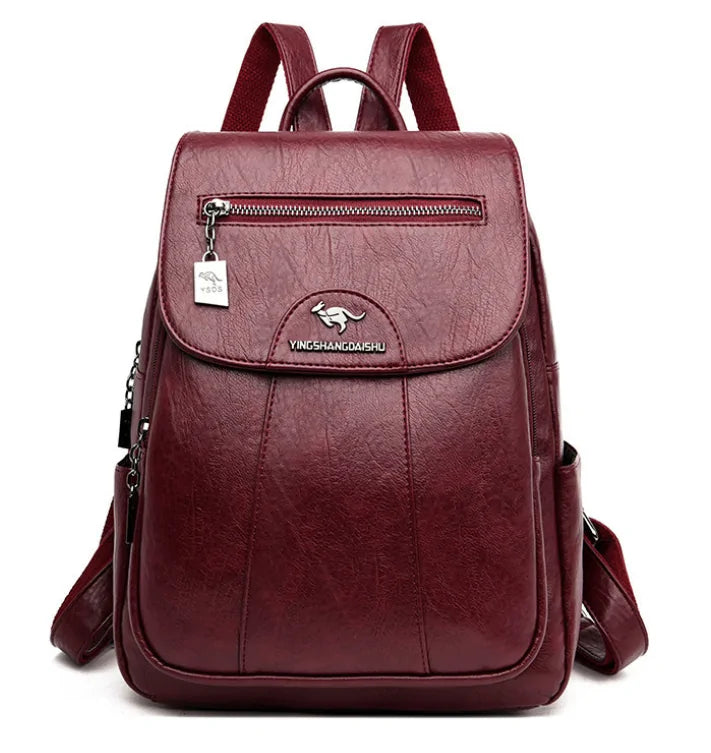 High Quality Leather Backpack