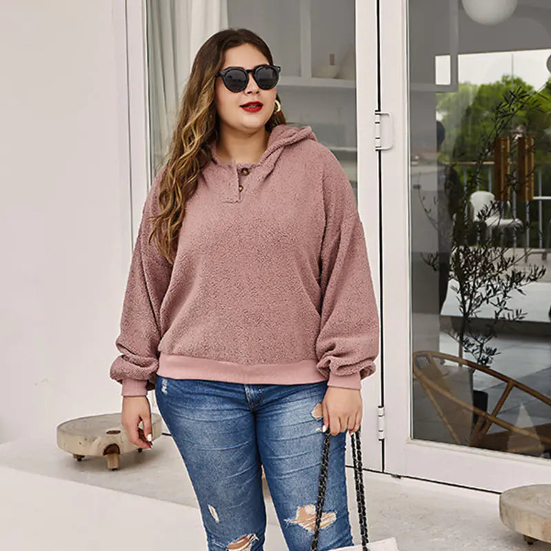 Women's Plus Size Casual Hoodie