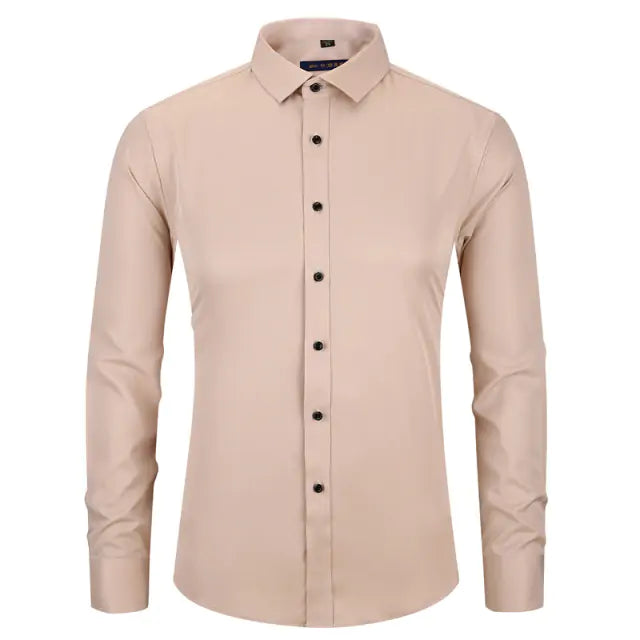 Anti-Wrinkle Men's Button-Up Shirt