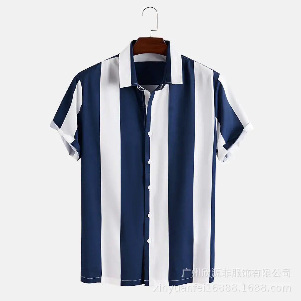Striped Button-Up Shirts
