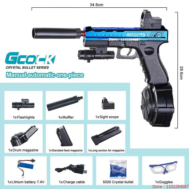 2 in 1 Electric Airsoft Gun