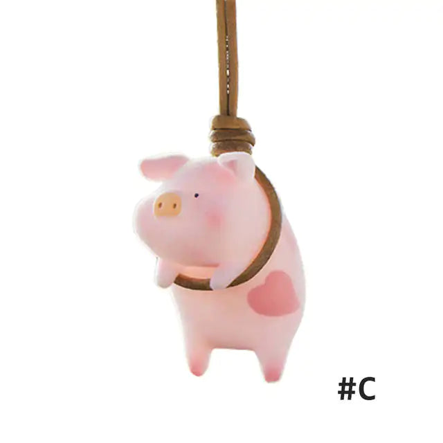 Pig Swing Car Ornament