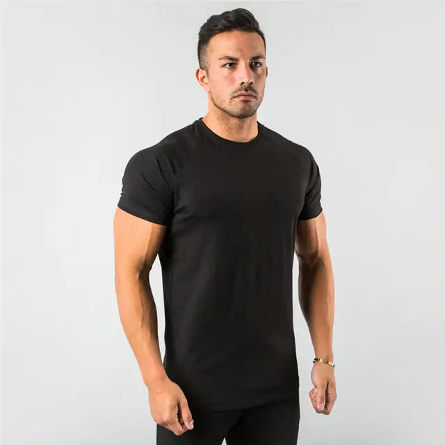 Men's Solid Gym T-Shirt