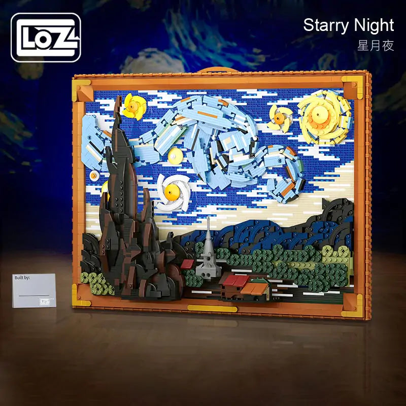 Starry Night Building Blocks Puzzle