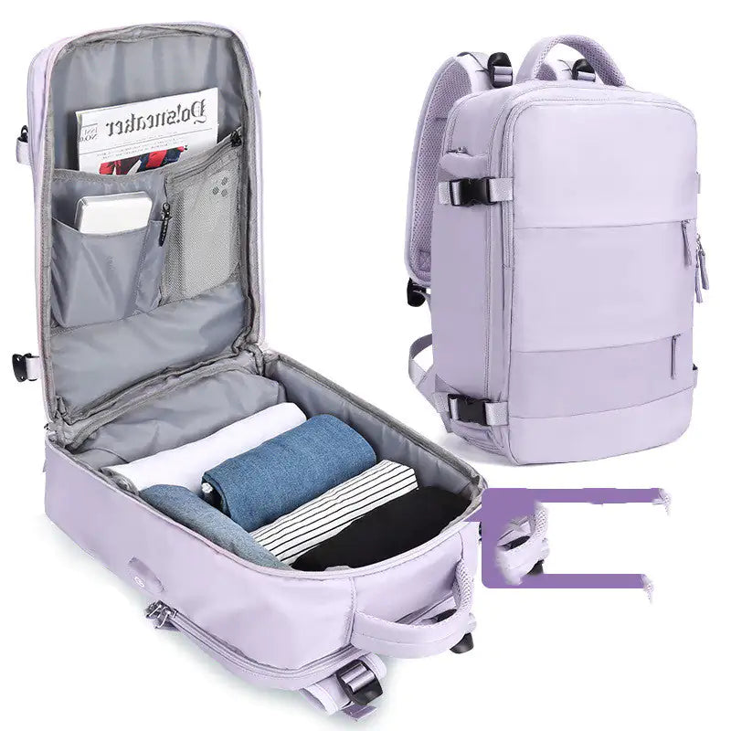 Large Size Travel Backpack with USB Port