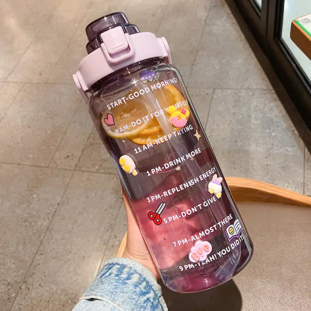 2L Time Scale Reminder Water Bottle