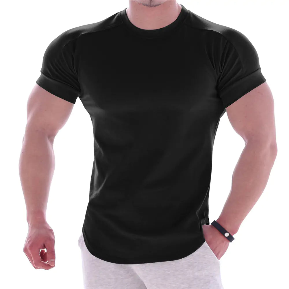 High-Elastic Men's Slim Fit T-Shirt