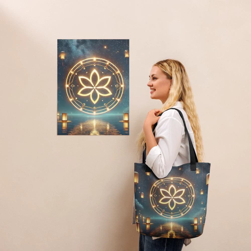 Stark Haven Logo All-Over Tote Bag