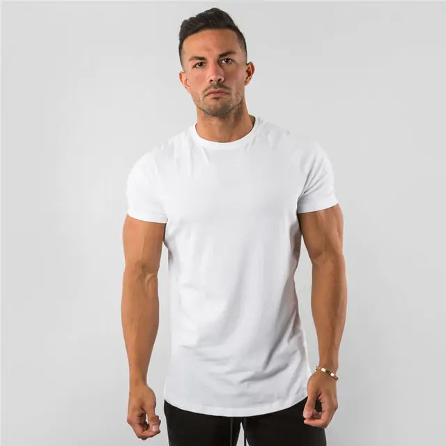 Men's Solid Gym T-Shirt