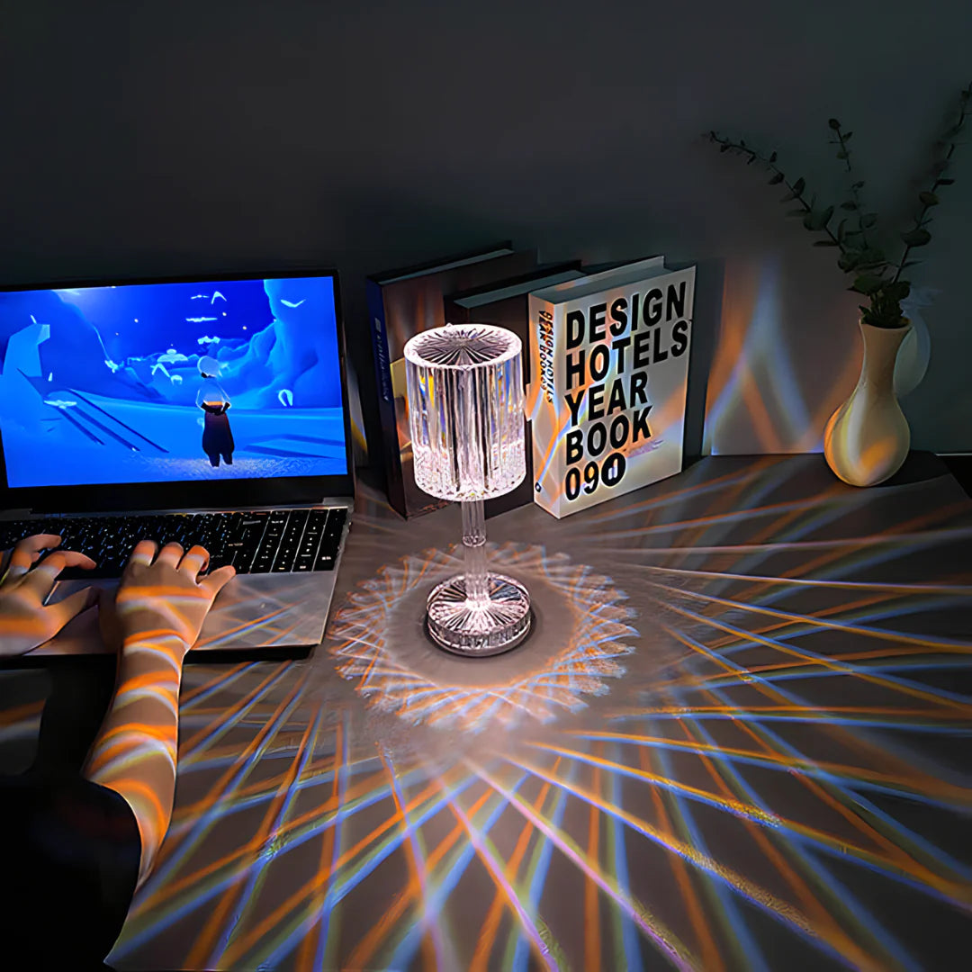 Small Crystal Lamp