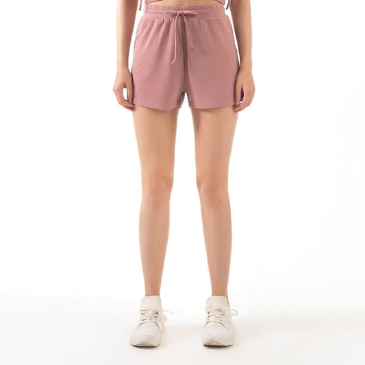 Lace Wide Loose Yoga Shorts